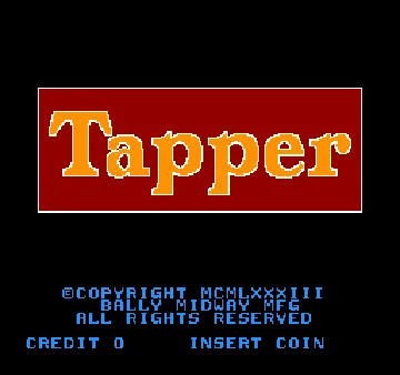 Tapper (Budweiser) screen shot title